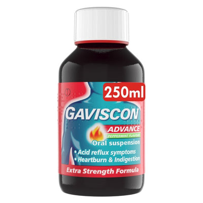 M&S Gaviscon Advance Liquids Peppermint Oral Suspension 250ml- Buy online at McGrocer