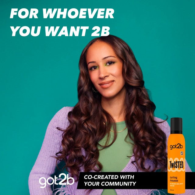 Schwarzkopf got2b Twisted Curling Mousse 250ml (British brand)