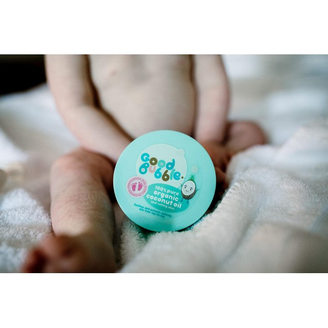 Good Bubble organic coconut oil for babies 185g, UK version