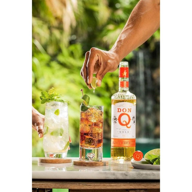 Don Q gold rum 70cl - British product