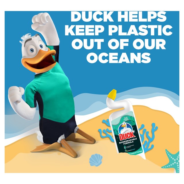 Duck Biodegradable Toilet Cleaning Liquid Coastal Forest 750ml - British product