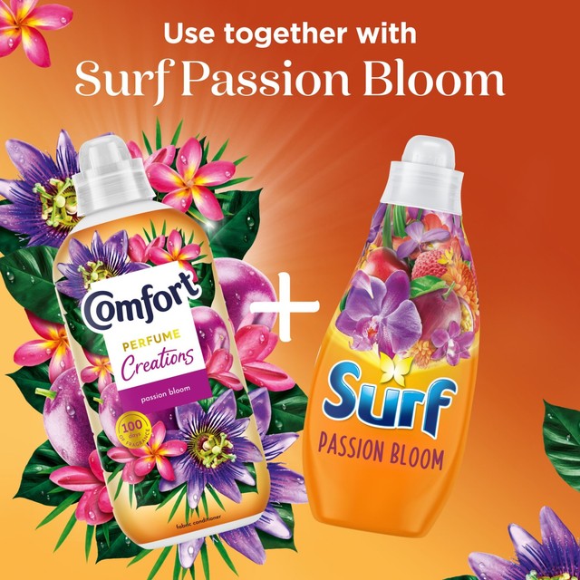Comfort Perfume Creations Fabric Conditioner Passion Bloom 900ml - British product