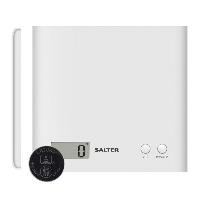 UP Global Products Salter Arc Scale white electronic kitchen scale (British brand)