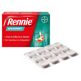 Rennie spearmint heartburn relief tablets, British brand