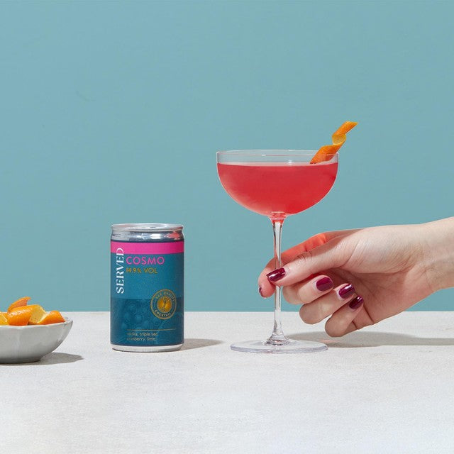 Served cocktail variety pack 8 x 125ml with four flavours (British brand)