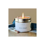Pintail sea salt tin candle 225g, imported from the UK