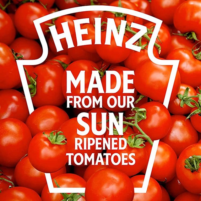 Heinz Tomato Ketchup in a squeeze bottle, imported from the UK