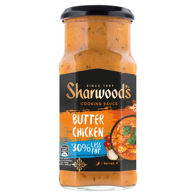 Sharwood's reduced fat butter chicken curry sauce 420g (British brand)