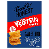 Good & Honest popped protein Sweet BBQ snacks 85g, UK version