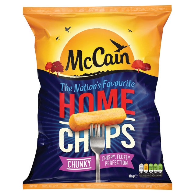McCain Home Chips Chunky 1kg, imported from the UK