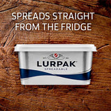 Lurpak spreadable butter slightly salted, imported from the UK