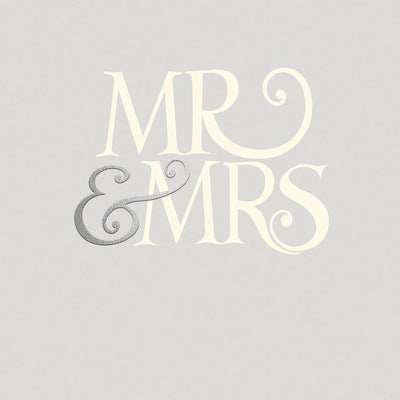 Emma Bridgewater Mr & Mrs Wedding Card 160mm x 160mm