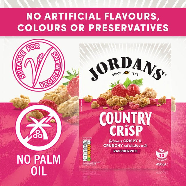 Jordans Raspberry Breakfast Cereal 450g, UK version