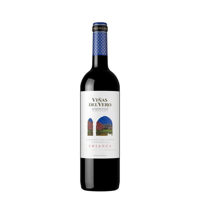 Vinas del Vero red wine Cabernet Tempranillo Crianza Somontano 75cl (British brand)