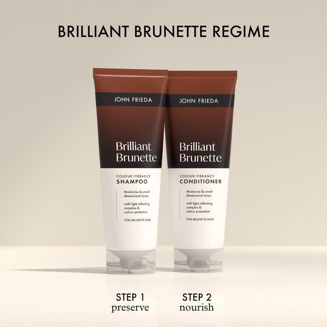 John Frieda Brilliant Brunette bundle shampoo conditioner UK version
