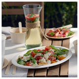 Duni Bio white microwaveable buffet platters 3 per pack (British brand)