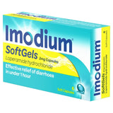 Imodium SoftGels 2mg diarrhoea relief capsules, UK version