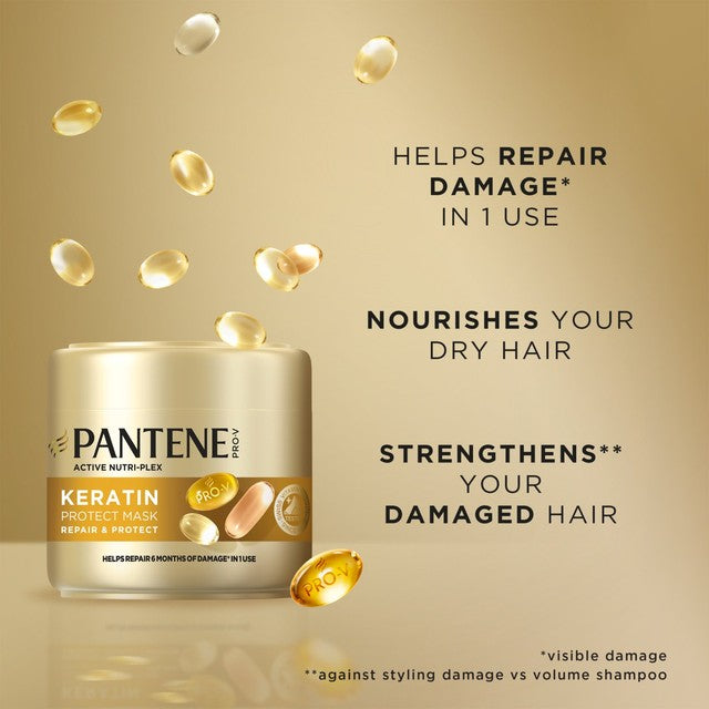 Pantene Pro-V Repair & Protect Keratin Hair Mask, imported from the UK