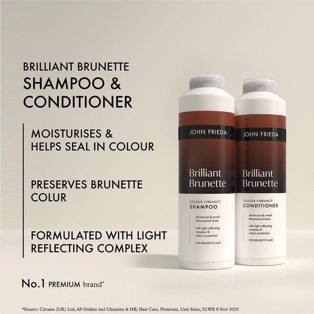 John Frieda Brilliant Brunette bundle shampoo conditioner UK version