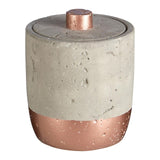 Premier Housewares Cotton Jar Copper Concrete 400ml, imported from the UK