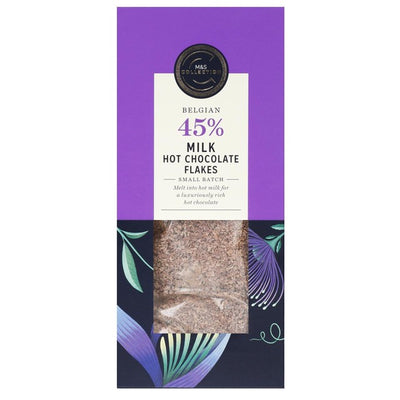 M&S Belgische Milch Schokoladenflocken für Heißgetränke 250g
