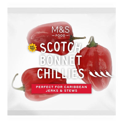 M&S M&S Scotch Bonnet Chili Ferske Chili 50g- Kjøp online hos McGrocer