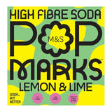 M&S Pop Marks lemon & lime soda - British product