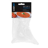 Chef Aid funnel set 10cm, 9cm, 7cm diameters - British product