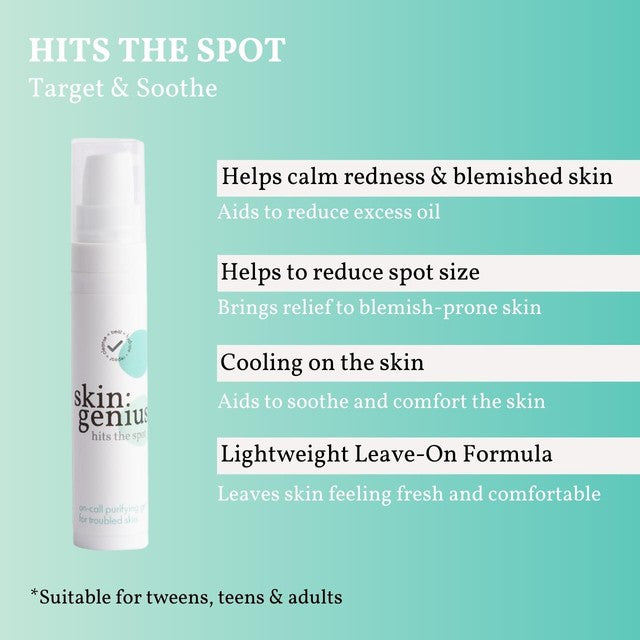 Skin Genius Hits The Spot spot zapper gel bottle, imported from the UK
