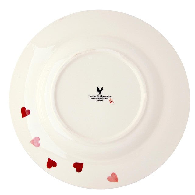 Emma Bridgewater Pink Hearts 10 1/2 inch plate - British product