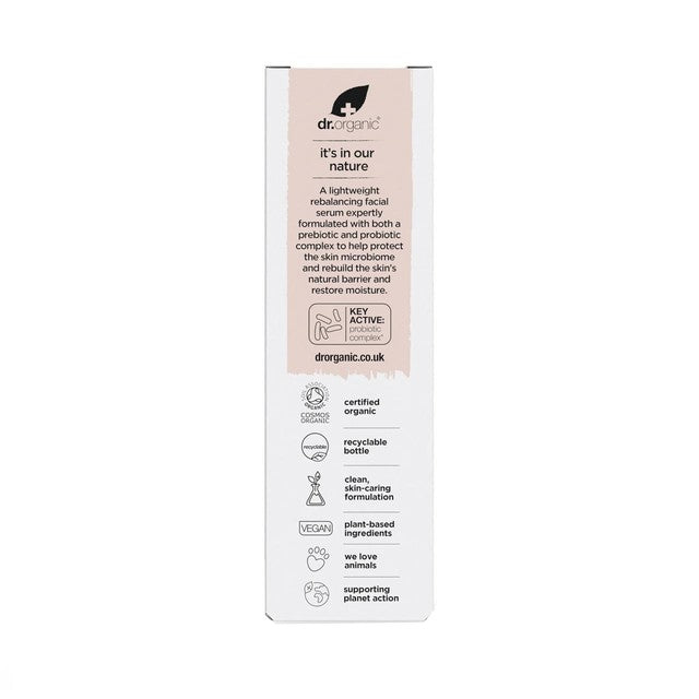 Dr Organic Probiotic Skin Calm Protection Serum 30ml - British product