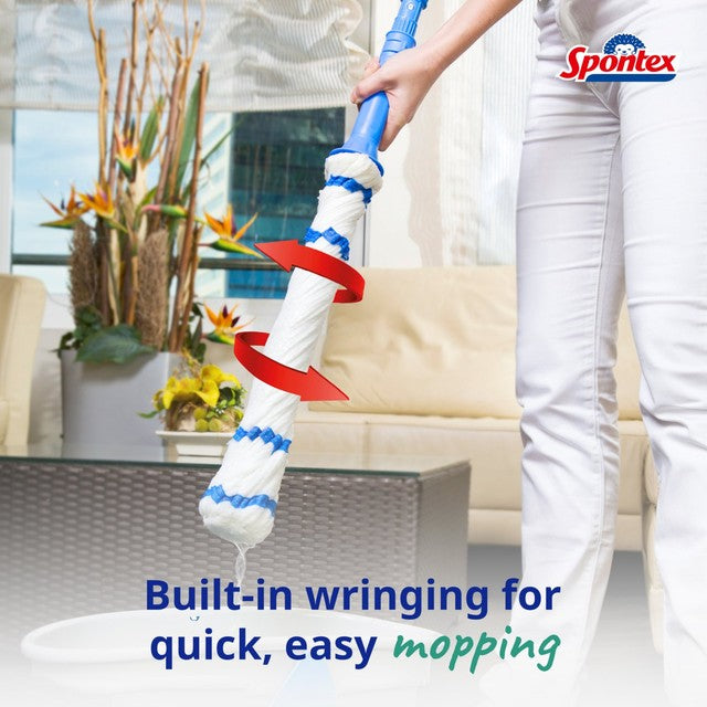 Spontex Twist Mop and Bucket Compact Kit (British brand)