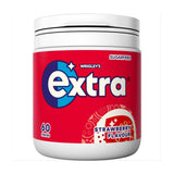 Wrigley's Extra strawberry flavour sugarfree chewing gum 64g - British product