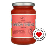 M&S Classic Tomato Everything Pasta Sauce 340g, imported from the UK
