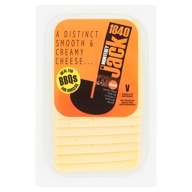 Monterey Jack 1840 8 cheese slices 160g, imported from the UK