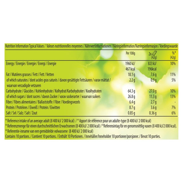 Nature Valley Crunchy Oats & Honey cereal bars 420g, imported from the UK