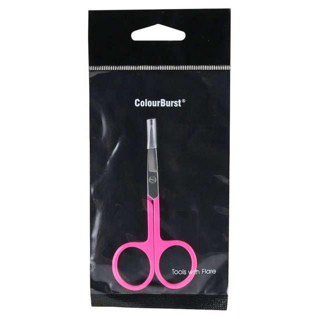Colourburst curved nail scissors (British brand)