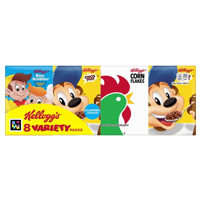 Kellogg's variety pack cereal 196g, UK version