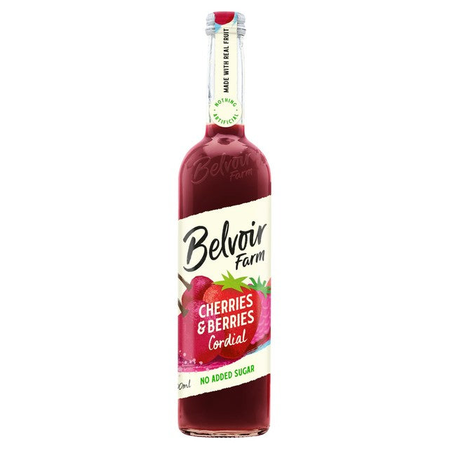 Belvoir no added sugar summer berries cordial 500ml - British product