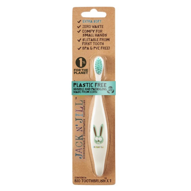 Jack N Jill Bunny Kids Bio Toothbrush, UK version