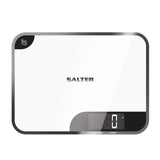 Salter Super Clear White Glass digital kitchen scale 5kg (British brand)