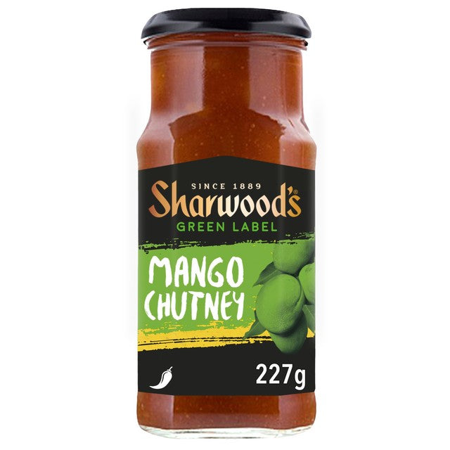 Sharwood's sweet and spiced mango chutney - British product
