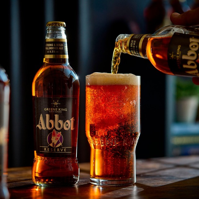Greene King Abbot Ale Reserve strong ale beer 500ml - British product