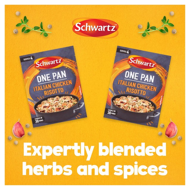 Schwartz Italian Chicken & Mushroom Risotto mix 28g (British brand)