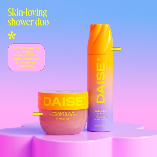 DAISE Foaming Body Wash Vanilla Whip (British brand)