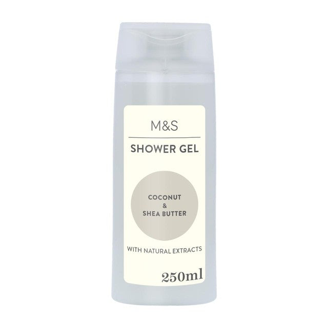 M&S shower gel coconut & shea butter 250ml, imported from the UK