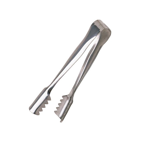 BarCraft stainless steel ice serving tongs - British product