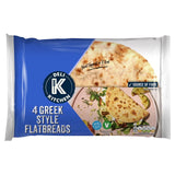 Deli Kitchen Griechisches Fladenbrot 4 x 80 g - Britisches Produkt