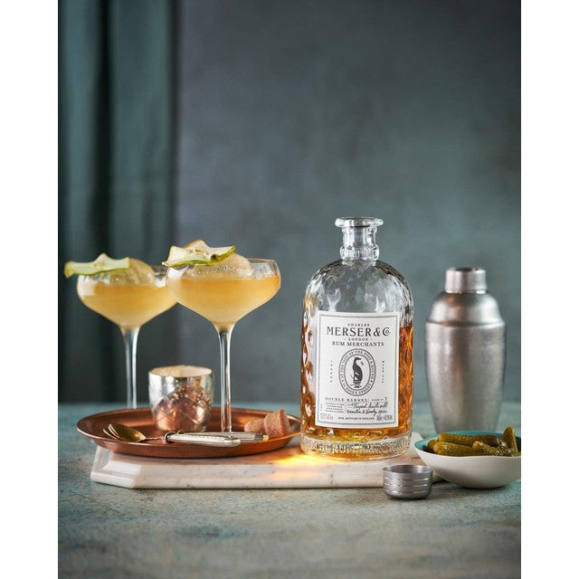 Merser & Co Double Barrel Rum 70cl, imported from the UK