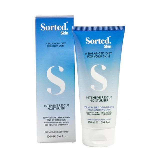 Sorted Skin Intensive Rescue Body Moisturiser Prebiotic Microbiome Based 100ml (British brand)